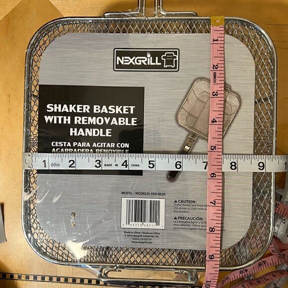 New! Nexgrill Grilling Accessory Lot Steel Brush Scraper Shaker Basket Grill Top - Picture 7 of 7
